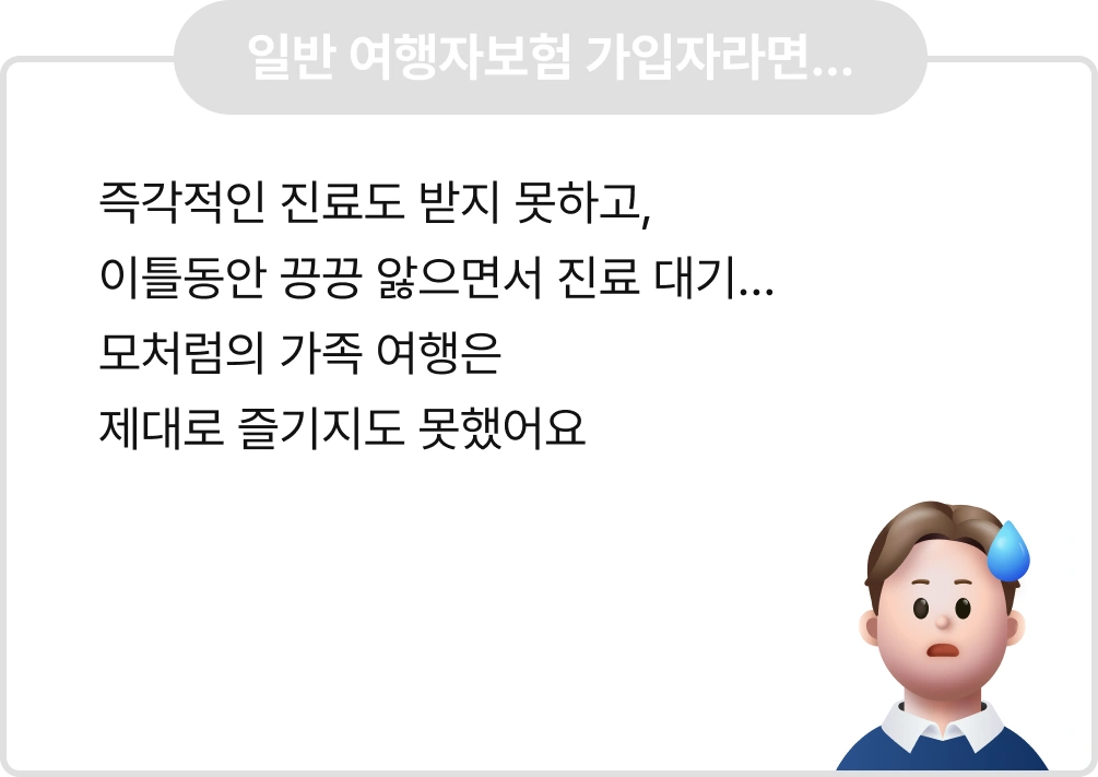 Q. 시장에서 길거리음식을 사먹다
배탈이 난 아이들
뜨거운 태양 아래 일광욕을 즐기다
일광화상을 입은 아내